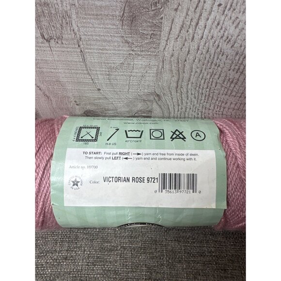 Mainstays & Caron Simply Soft Acrylic Yarn Bundle Mixed Lot Black Pink Burgundy - Picture 11 of 15